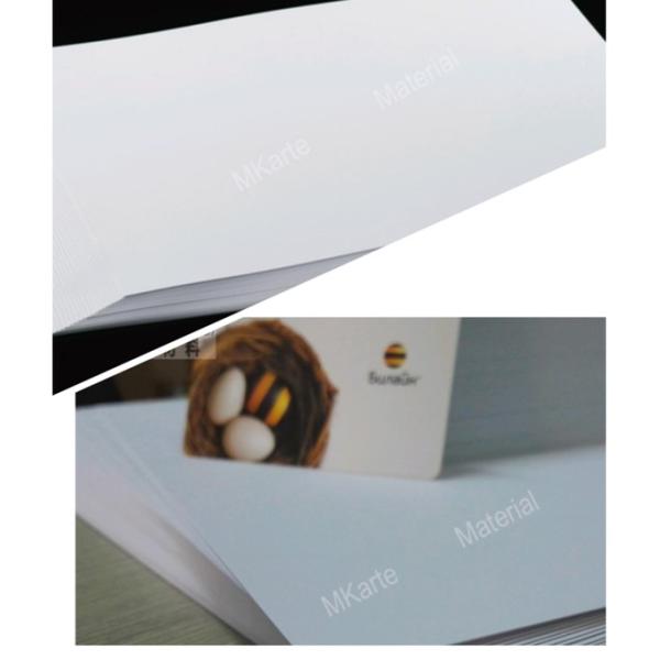 White Composite Compact Polycarbonate Sheets For High End PC Card Body Production