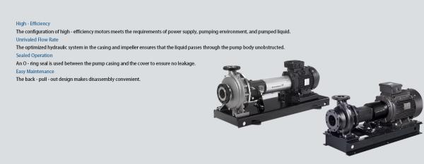 Grundfos NK 32-205 1/207 Non Self Priming Single Stage Volute Centrifugal Pump For Commercial Heating