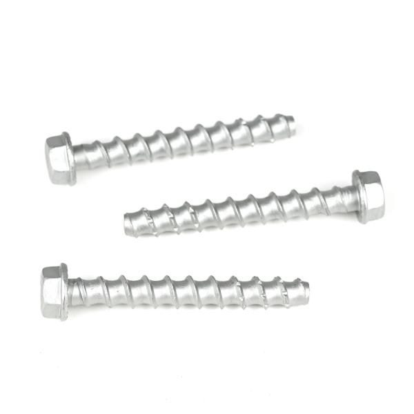 Cerro de acero M10 de 90 mm para cerros de hormigón de hormigón hexadecimal