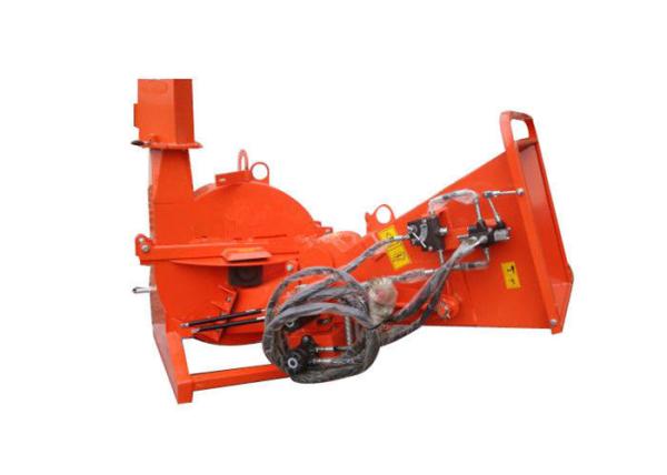 95kgs Weight Flywheel Tractor Wood Chipper With Hydraulic Feeding System