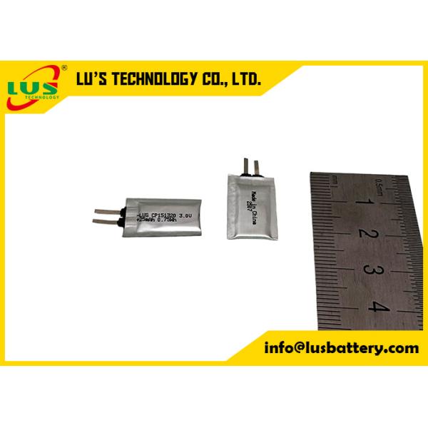 Ultra Thin Cell battery 3.0V 25mAh Cp151320 Primary Lithium Battery CP151220 limno2 battery
