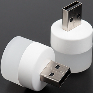 USB Night Light LED Mini Light Bulb Plug in Night Light Small Night Lights USB Light Bulb for Bedroom, Bathroom, Hallway