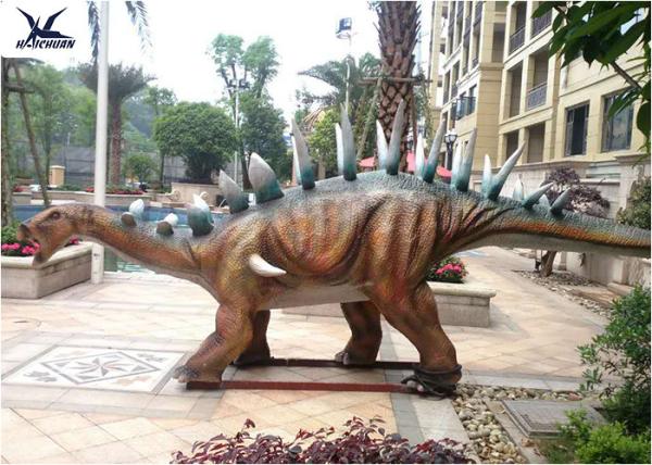 Playground Automatic Dinosaur Garden Ornaments With Mouth Open / Close