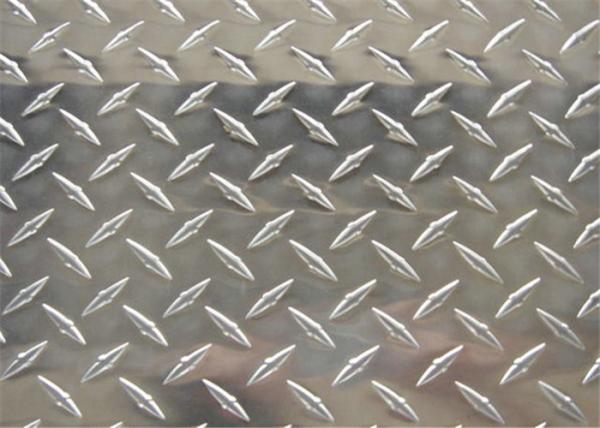 Durable Aluminum Diamond Tread Plate / Diamond Plate Stair Treads For Building