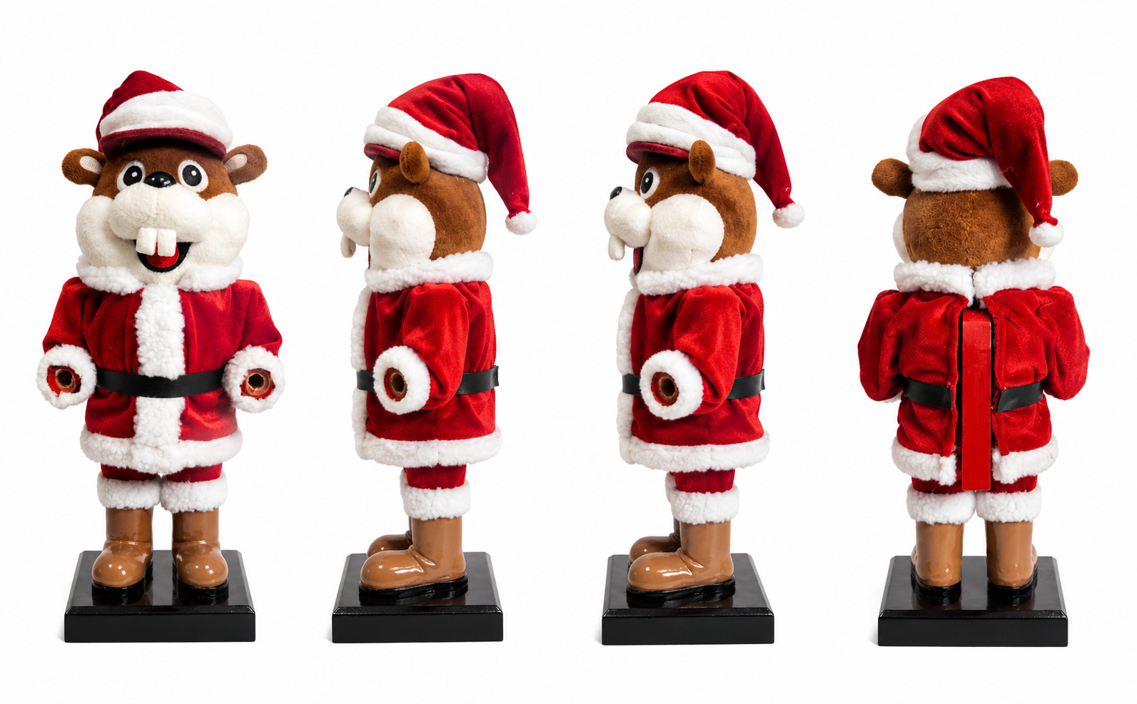 Custom Monkey Santa Nutcracker for Christmas Display