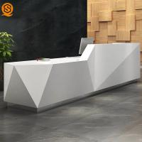 Mesa de recepção de pedra artificial do rombo