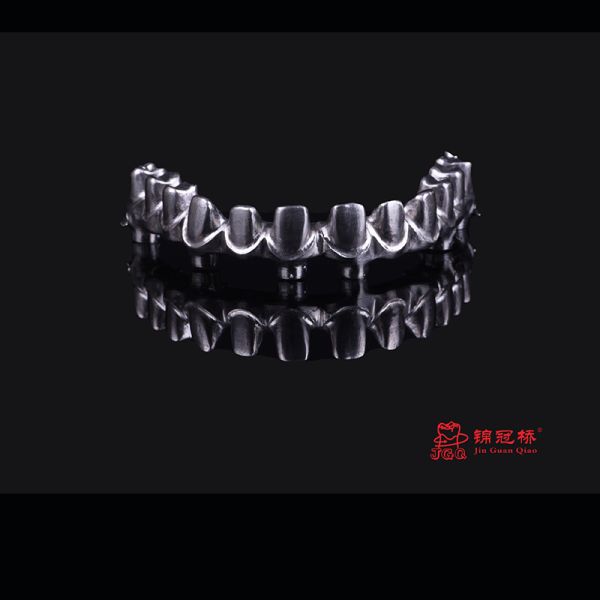 3D Printing Titanium Bridge Malone Glazed for Dental Implant Case