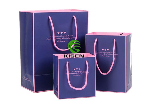 Art Paper Hair Extension Packaging Bags , Colorful Custom Hair Extension Bags