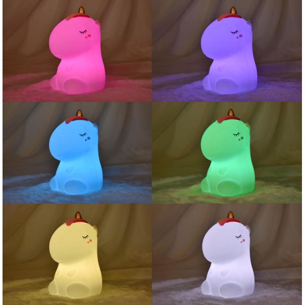 1200mA Bedroom LED Night Light , Silicone DC5V Unicorn Room Light