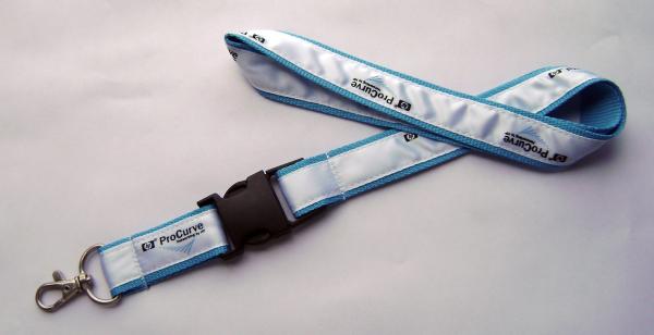 Personalized Logo Dye Sublimation Lanyards , Recyclable Promotation Personalized Name Lanyards