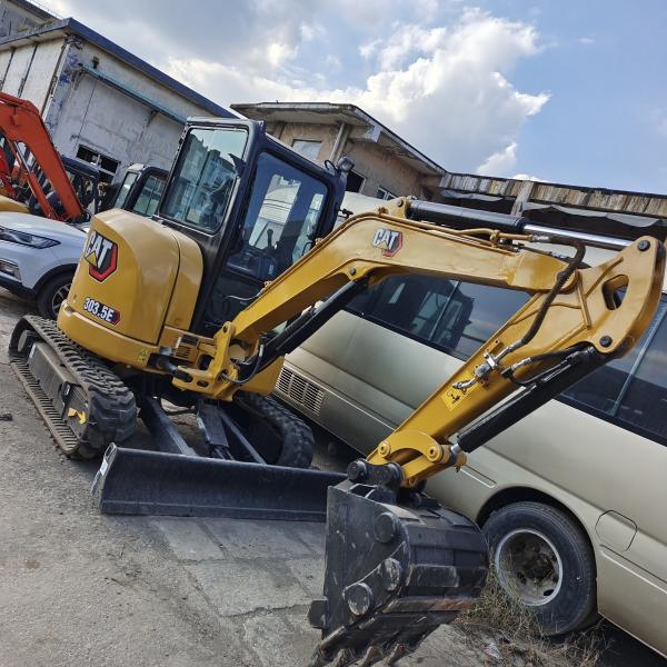 Used Caterpillar Track Shoes 303CR Mini Excavator 3 Ton with ORIGINAL Hydraulic Valve