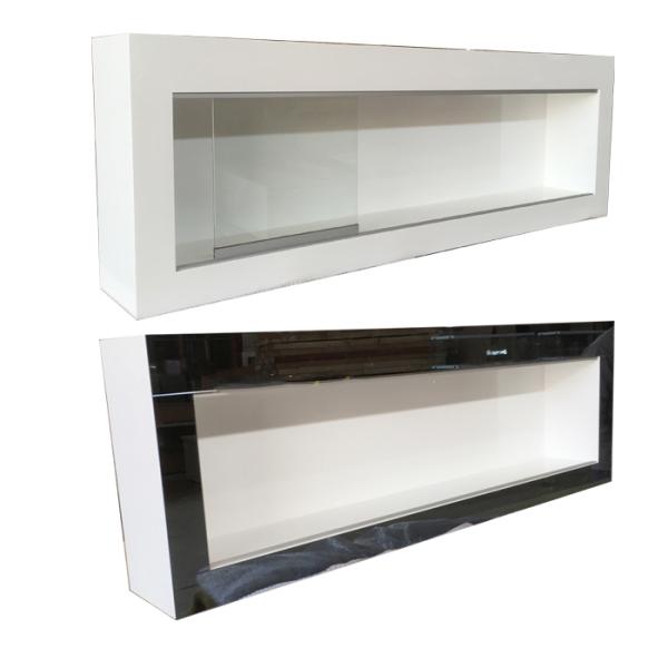 Установленные стеной витрины ювелирного магазина витринного шкафа ювелирных изделий с золотой поверхностью зеркала