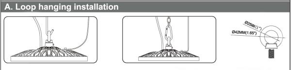 Led High Bay Light 0-10V Dimming Warehouse Industrial Lighting 100W 150W 200W