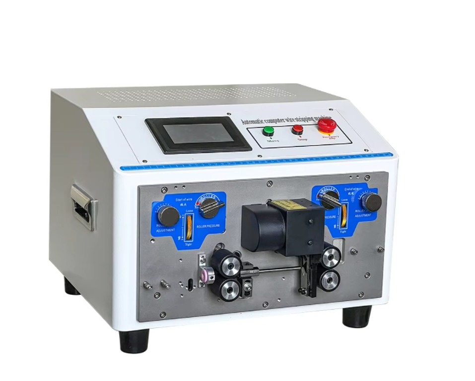 High Speed Automatic 8mm Sheathed Cable Inner and Outer Stripping Machinery
