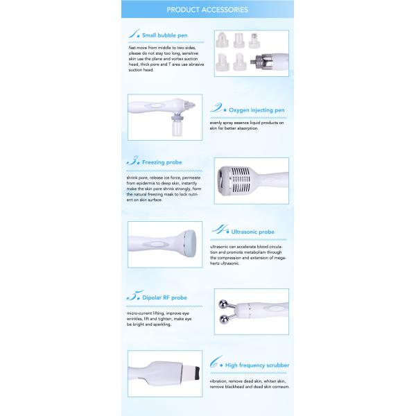 Hydra Facial 6 In 1 Microdermabrasion Machine Pore Cleaning H2O2