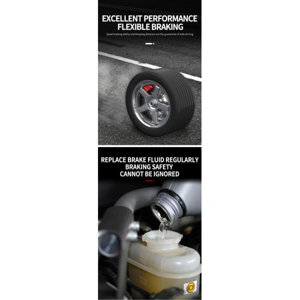 ISO9001 Certified DOT 3 Brake Fluid with Low Temperature Fluidity and Chemical Stability for Optimal Braking Performance