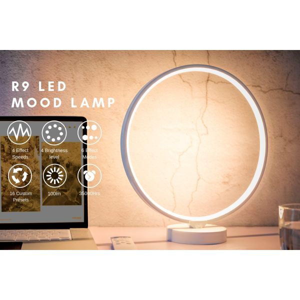 Remote Control Mood Lighting Lamp Colorful Solar Table Lamp 3000K