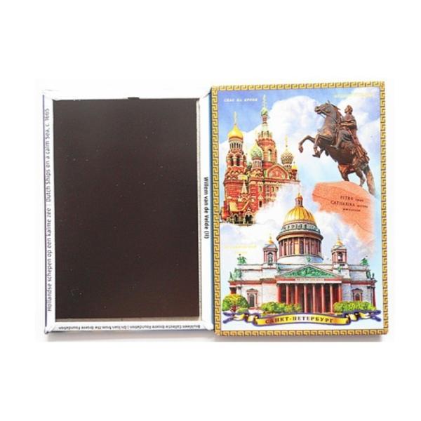 Custom Design Travel Souvenir 78 X 54mm Tinplate Refrigerator Magnet Souvenir Fridge Magnets