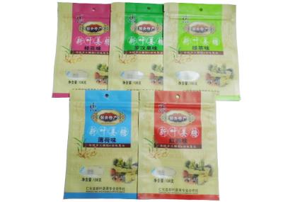 MINTPACKAGE Snack Packaging Bags , 17*23cm Zipper Pouch For Food