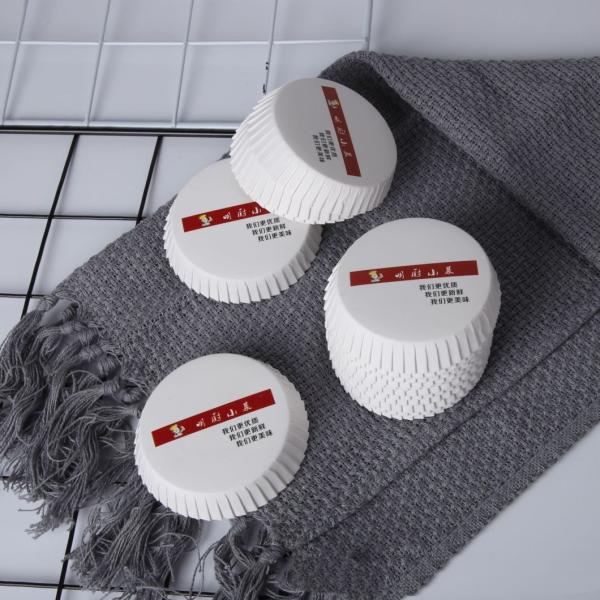 Compostable Biodegradable Paper Lid for Eco-Friendly Hotel Restaurant Salon and Club