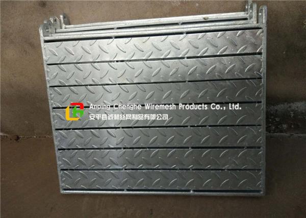 Hot Dipped Galvanized Steel Bar Grating With 3mm Thinkness Chequer Plate