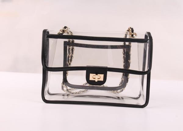 Transparent Large Makeup Bags And Cases  Portable Waterproof PVC Material