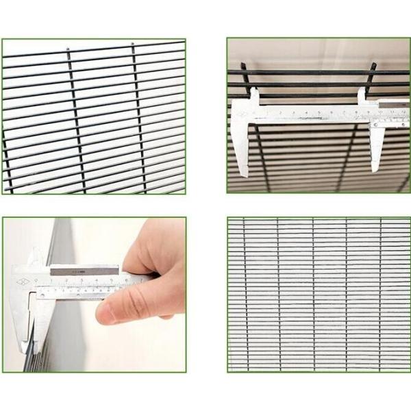 Visually Attractive Anti Climb Temporary Fencing Hot Dip Galvanized For Military Sites