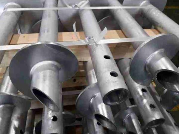 High Quality Galvanized Helical Pile With Round Shaft Earth Ground Screw For Solar Power System