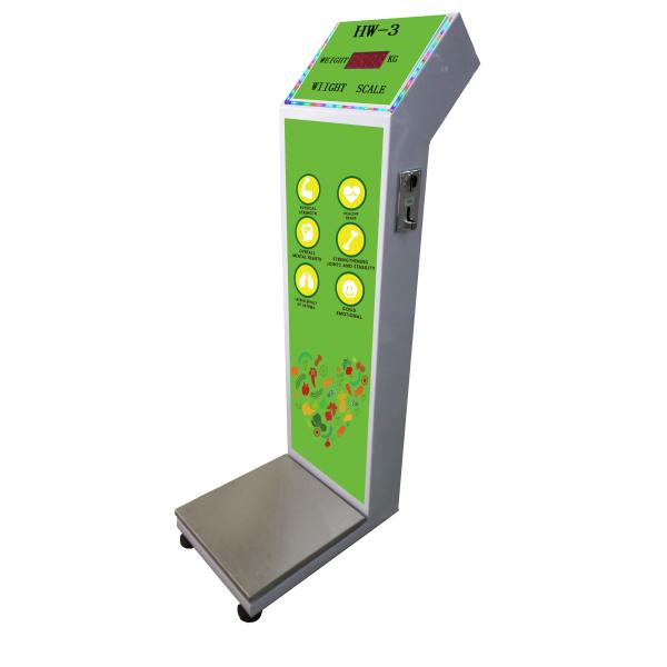 Coin Operated Electronic Weighing Machine 500kg Digital Weight Machine for Airport Hotel