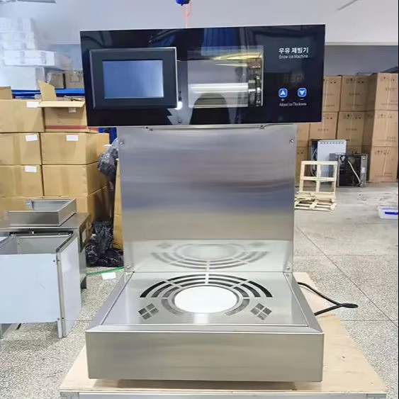 Commercial Milk Snow Flakes Ice Cream Shaver Maker Machine Snowflake Ice Shaved Making Machine Bingsu Machine