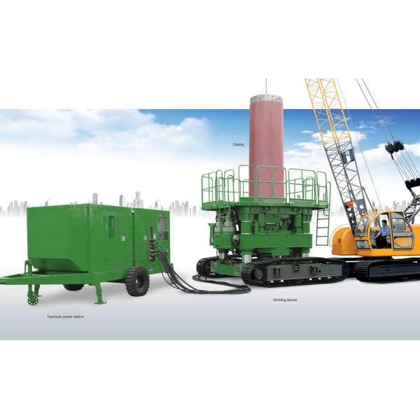 Dia 1.2m-2.6m пробурил вращатель кожуха учредительства кучи 750 mm вытягивая ход