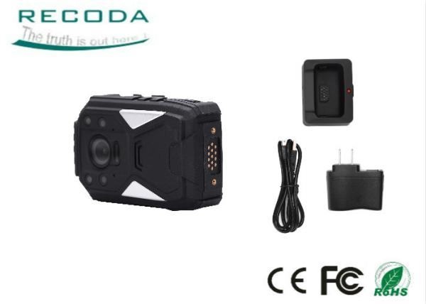 M505 1296P Portable Hd Police Body Worn Video Camera GPS 5MP CMOS Sensor 11 Hours Recording