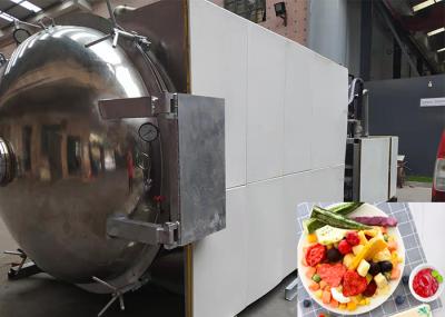 OEM ODM Food Vacuum Freeze Dryer PLC Control 500kg/batch