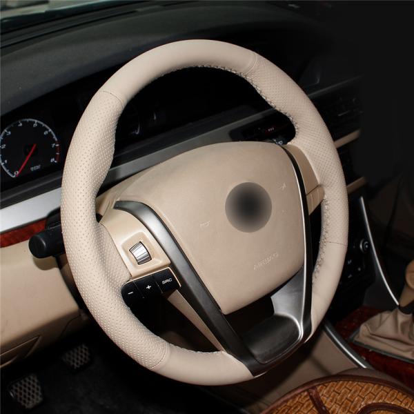 Designer Leather Steering Wheel Cover stitched for MG3 MG 3 MG6 MG 6 MG5 MG 5