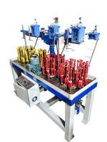 Equipamento trançado de entrançamento da corda de fio das costas da alta velocidade 3 da máquina do fio super multilateral do campo