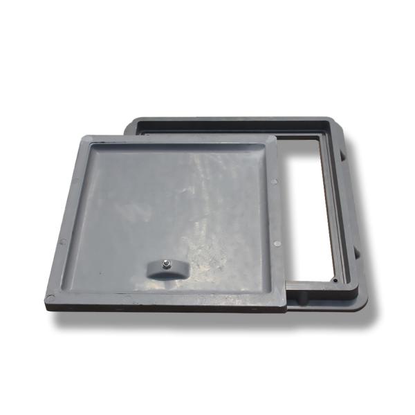 Embedded Rectangular SMC Utility Composite Access Covers 700*700mm For Cable Chamber