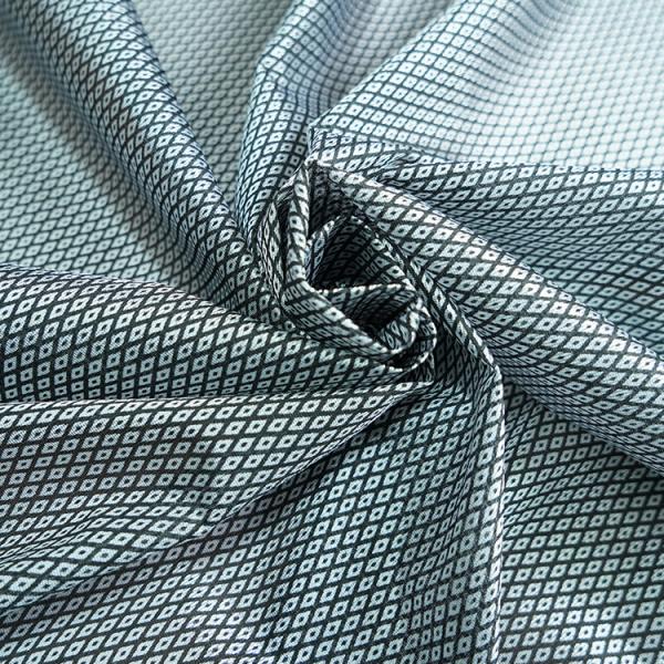 Dark 230cm Striped Jacquard Fabric / Tricot Warp Knit Fabric for bedding