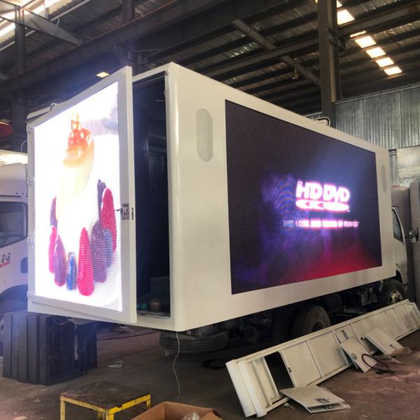 Тележка 3840*1728mm афиши СИД ColorLight подгоняла тело коробки тележки 18ft