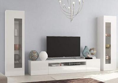 MDF Painted Home Interior TV Cabinet , Durable Modern Low Profile TV Stand