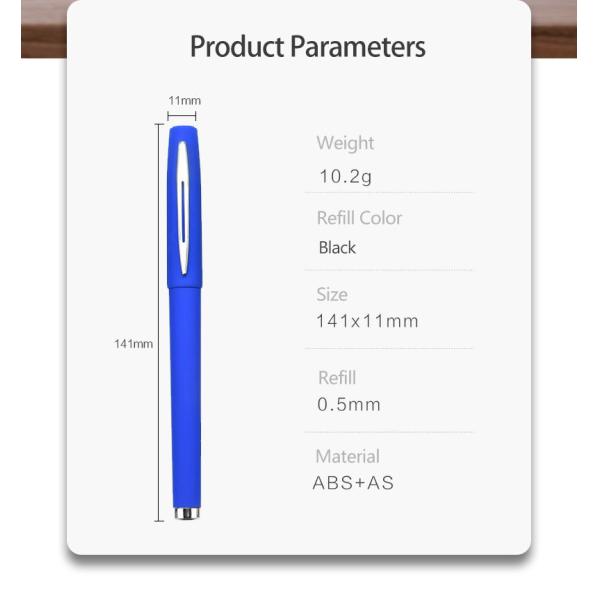 Bureau Entreprise Grosse capacité Remplissage stylo Gel Papeterie stylo de signature avec logo