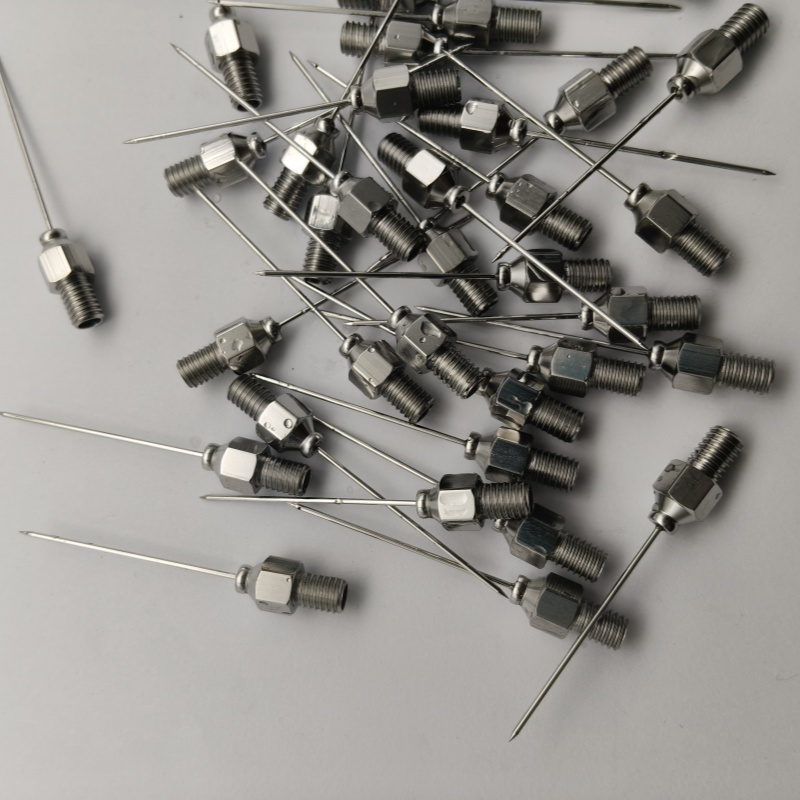 Medical Triangular / Four Sided Blunt Needle Sandblasting Corrosion Resistant