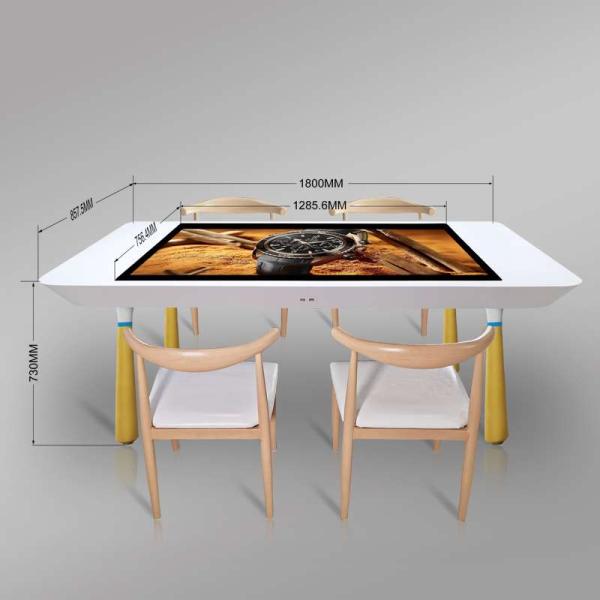 Restaurant LCD Interactive Touch Screen Table Capacitive 55inch Android
