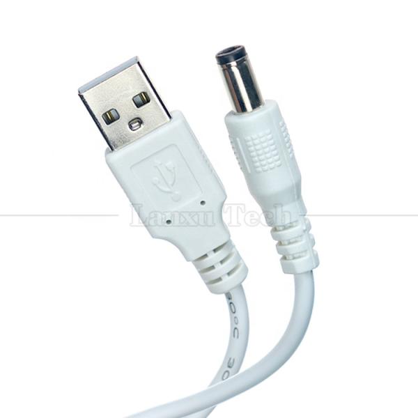 USB A Male to 2.1x5.5mm DC Barrel Jack Connector Power Charging Cable for Router Speaker