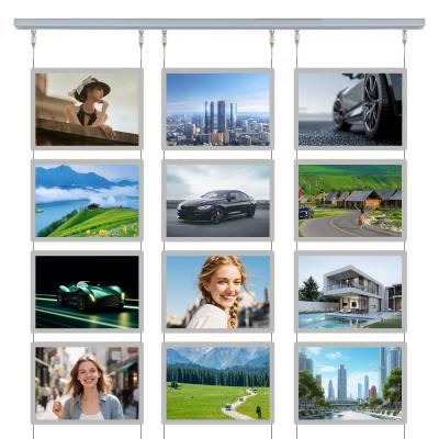 Custom Crystal Led Light Box 80000hr Clear Acrylic Backlit Advertising Light Boxes