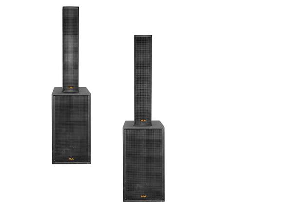 Column Speakers 500W 4X6 Inch Meeting Room Audio Systems  With Black Paint