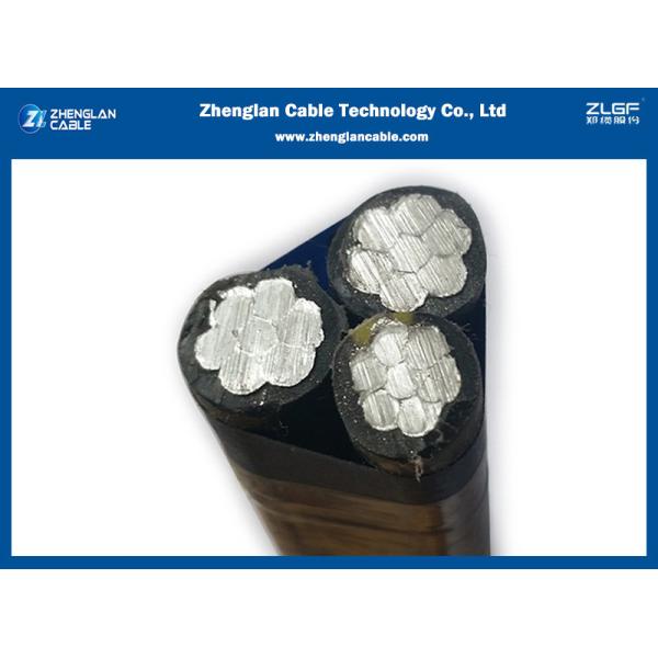 0.6/1KV XLPE Overhead Insulated Cable Service Drop Cable 3x25sqmm IEC60502-1 NFC33209