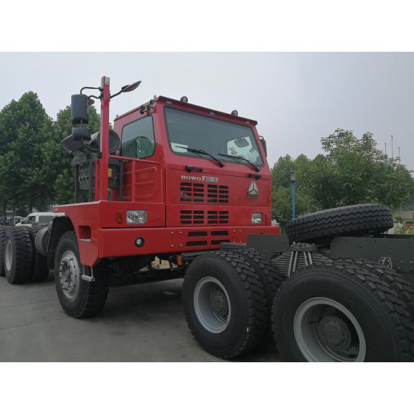 336hp Red Left Hand Drive Dump Truck 6x4 Sinotruk Howo7 Brand URO II Emission