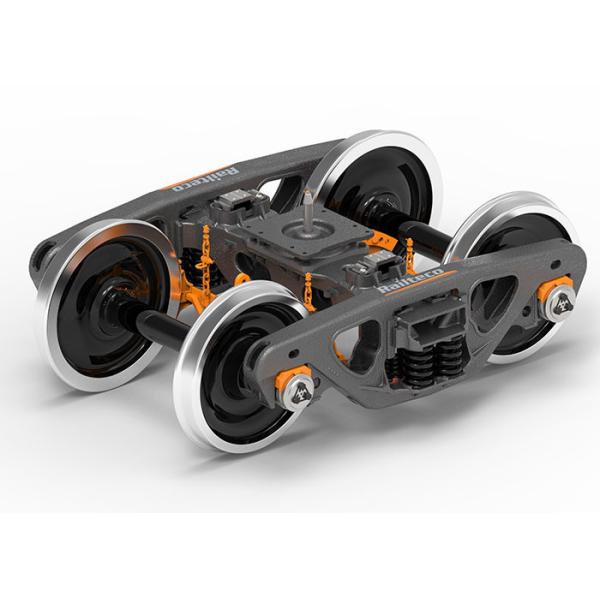 High Strength 4 Wheel Bogie Ø863mm Diameter Wheels Convenient Operation