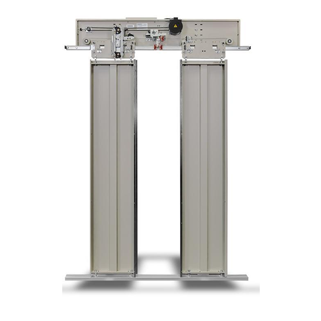 Center Opening NICE3000 Permanent Magnet Synchronous Motor Elevator Car Door Machine System for Lift