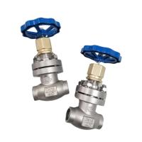 Robinet d'arrêt sphérique de soudure de prise de l'acier inoxydable PN4.0MPa pour le N2 O2